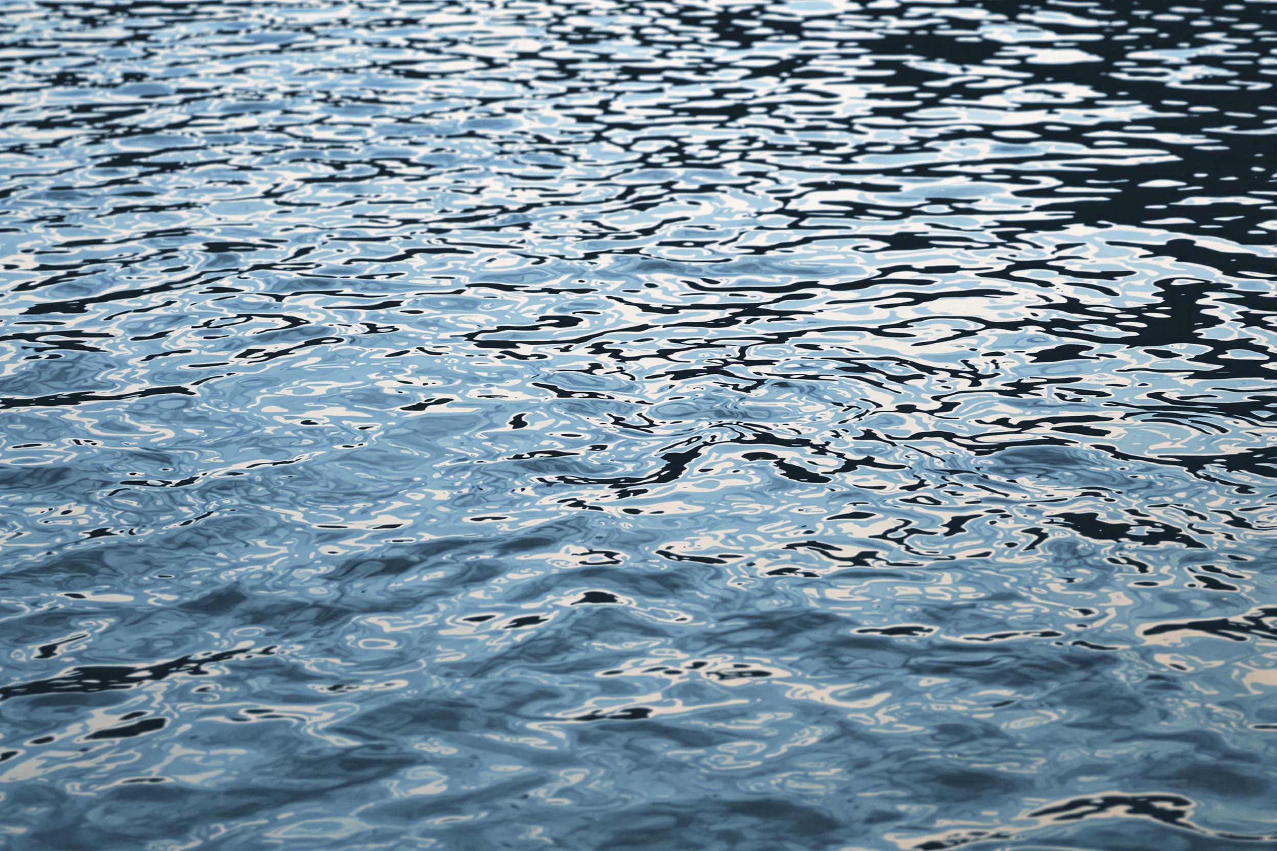 Rippling Reflections: Abstract Water Surface Patterns