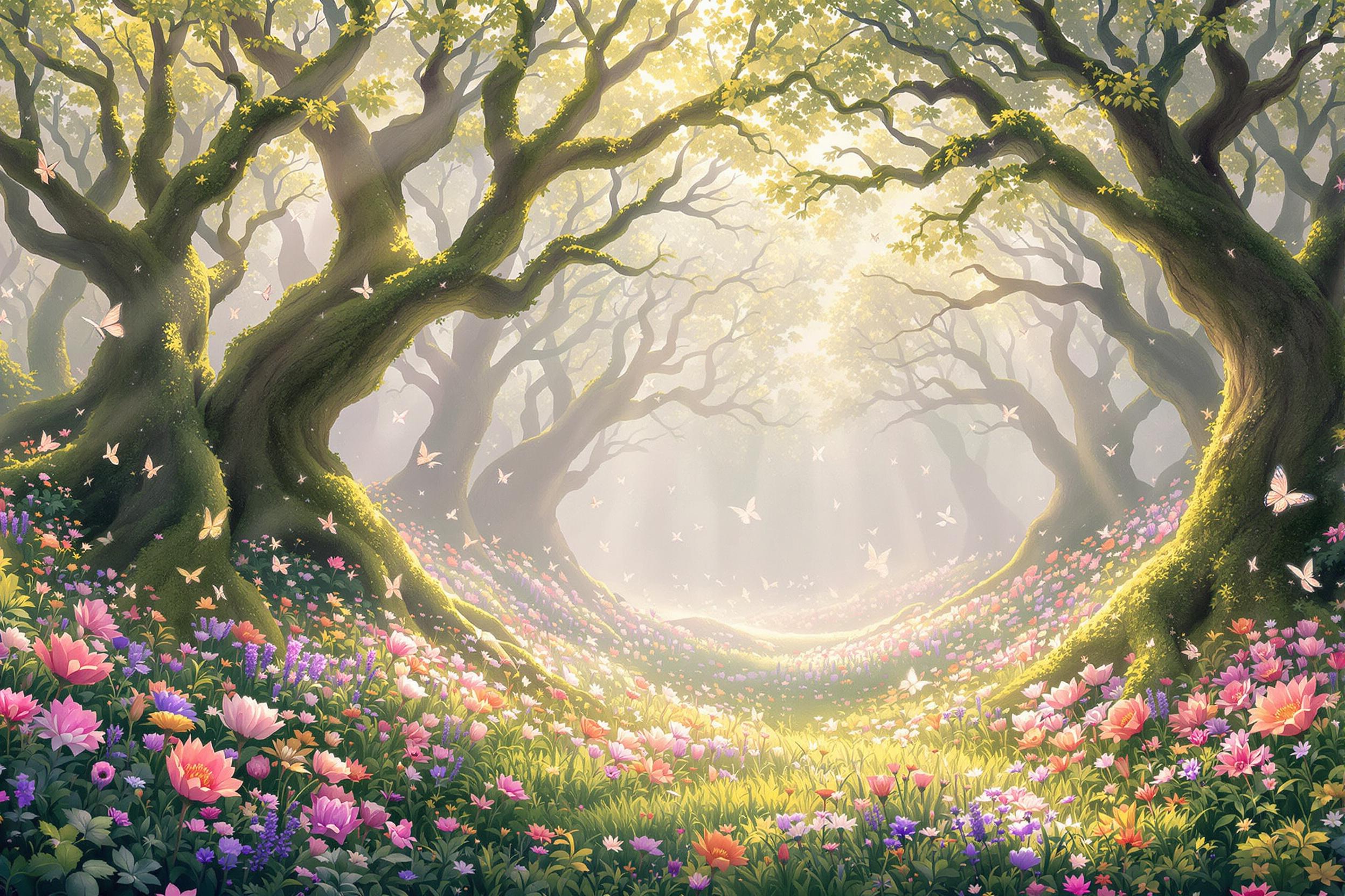 Butterfly Haven in Tranquil Glade