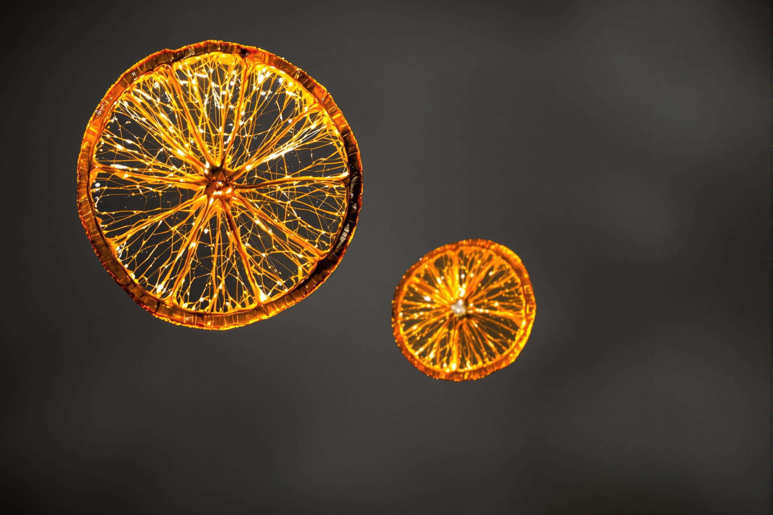 Close-Up of Dried Citrus Slices