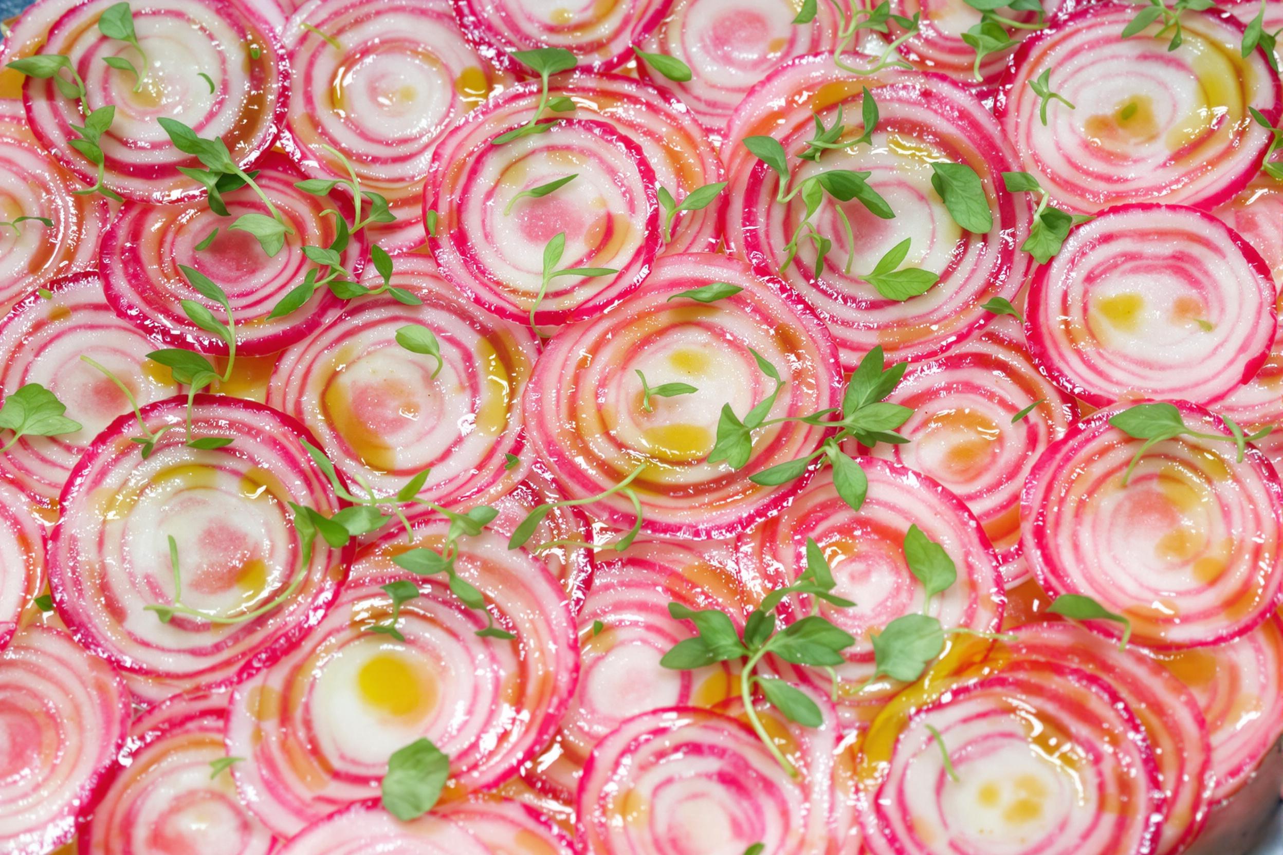 Vibrant Watermelon Radish Carpaccio: A Culinary Canvas