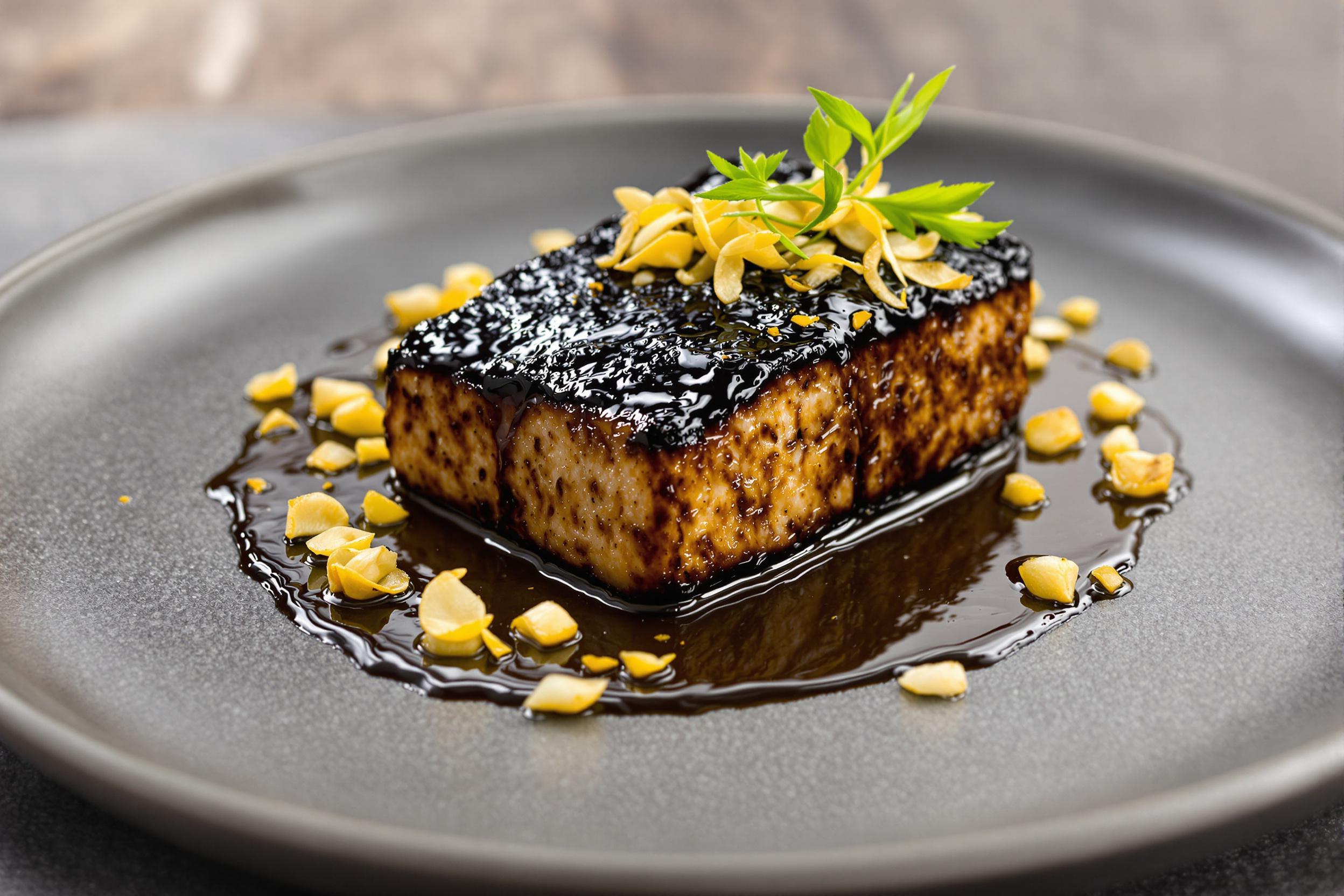 Blackened Cod Gloss Culinary Fusion Elegance