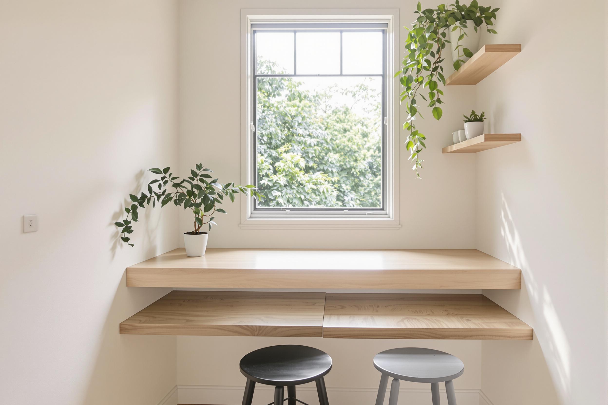 Minimalist DIY Sunlit Breakfast Nook