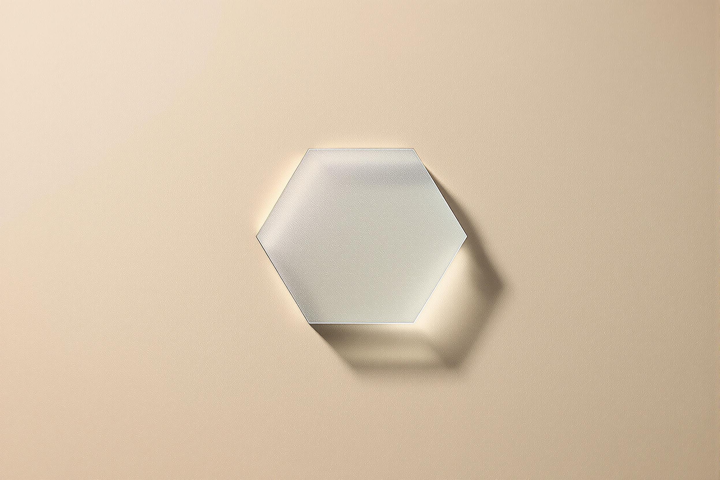 Frosted Glass Hexagon Minimalism