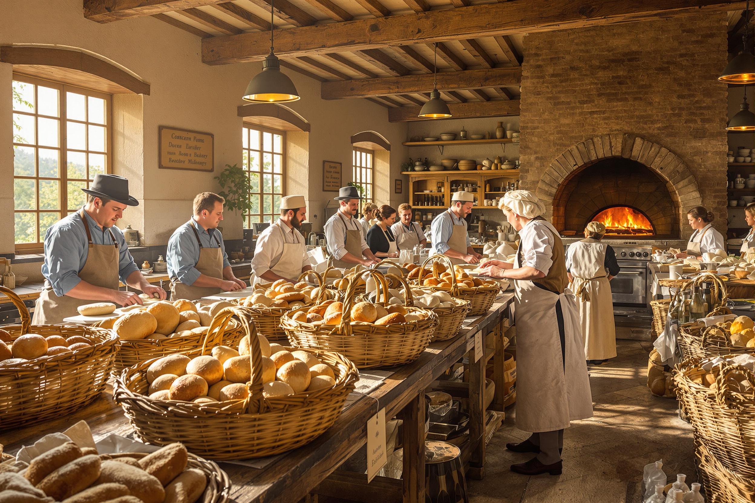 Rustic Early 1900s Village Bakery