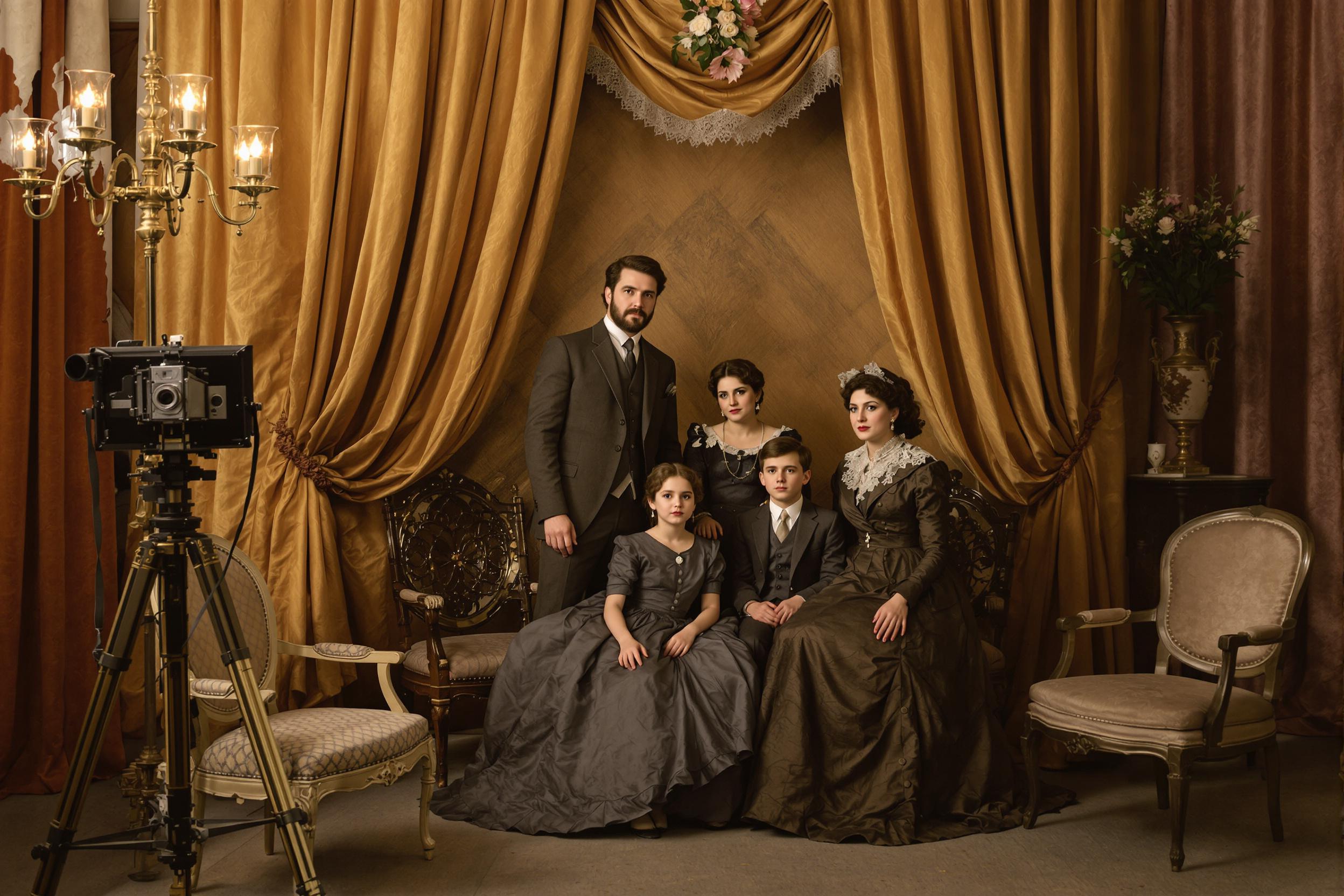 A Nostalgic Edwardian Portrait Studio Experience