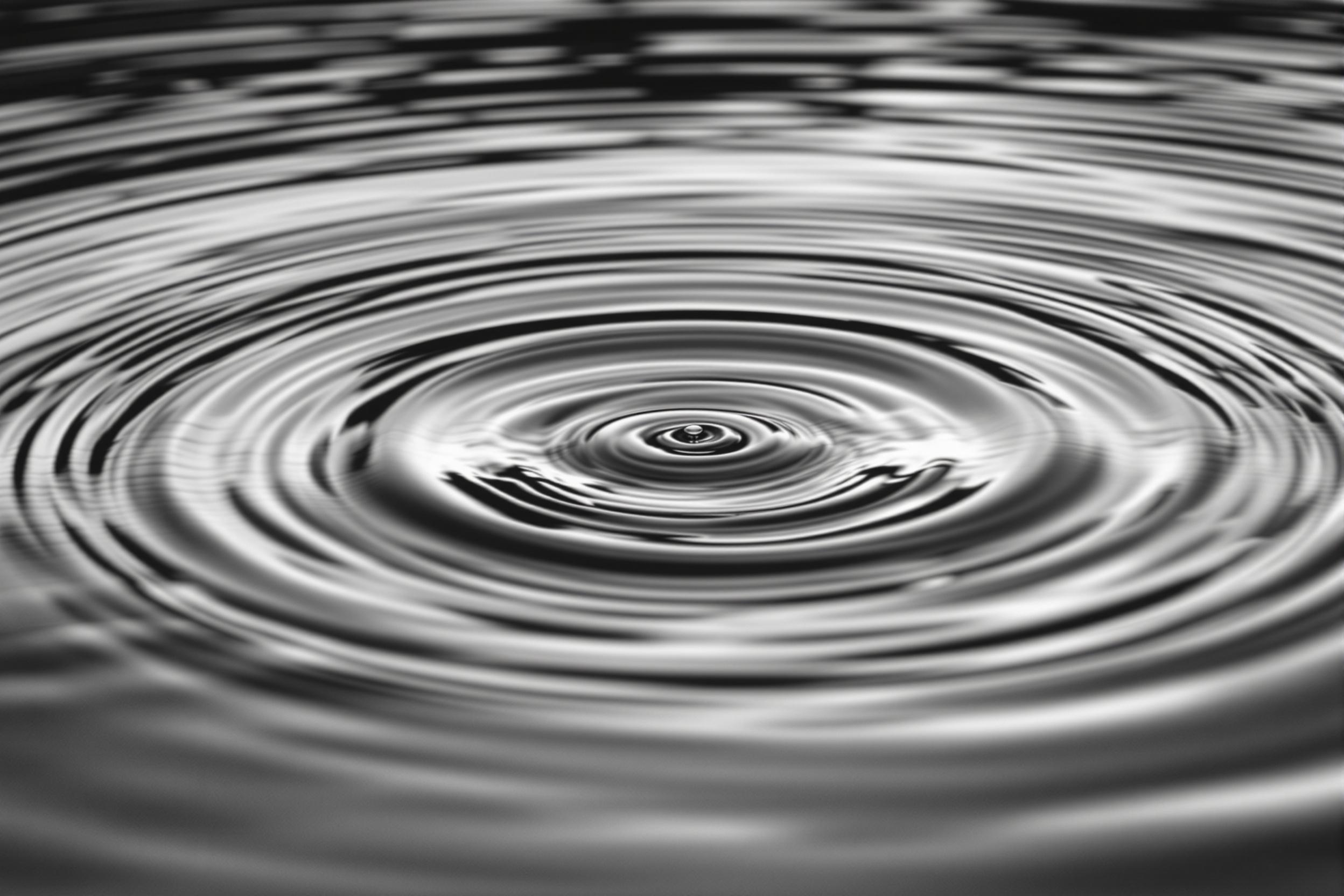 Rippling Monochrome Serenity