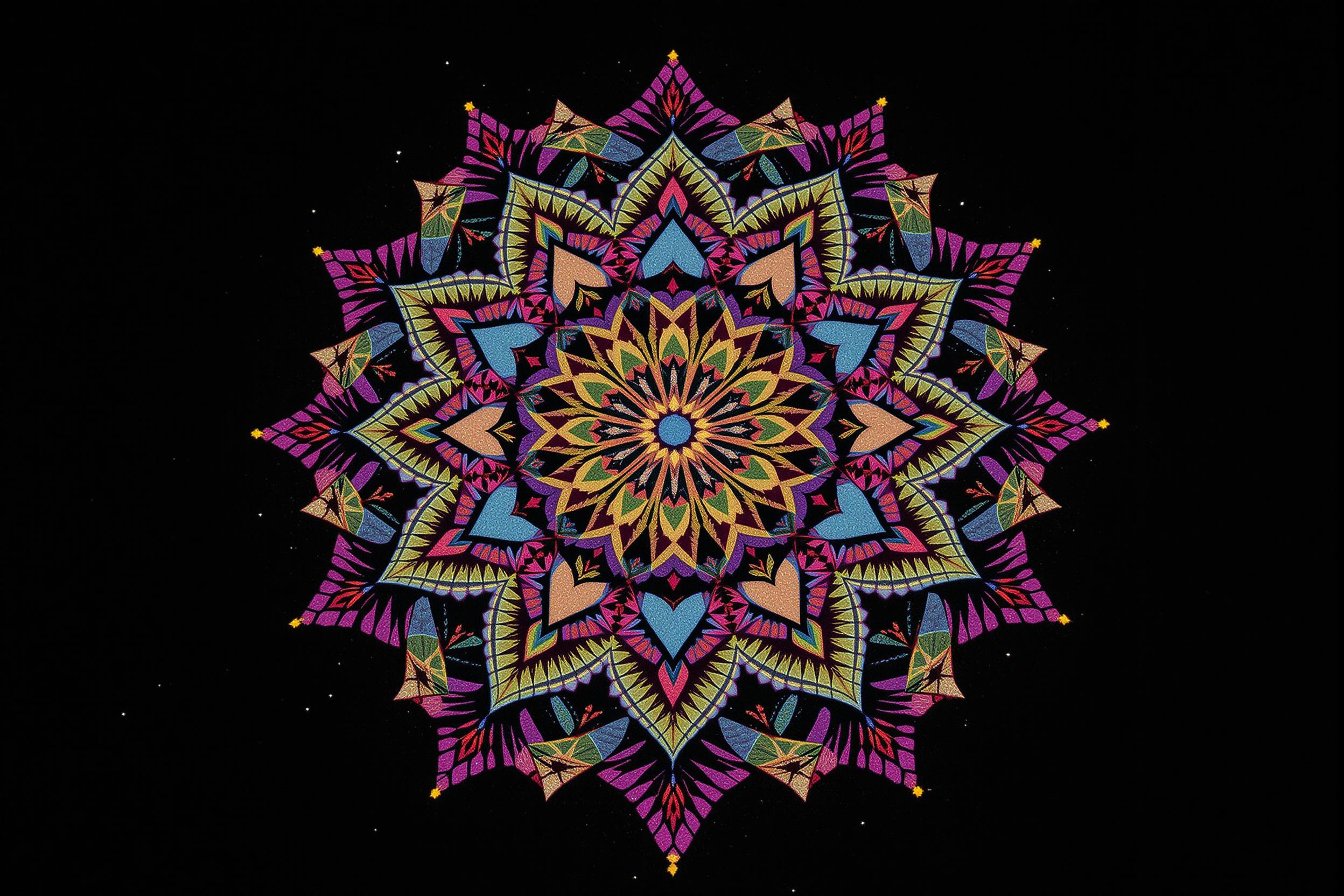 Sacred Geometry: Mandala Art in Sand