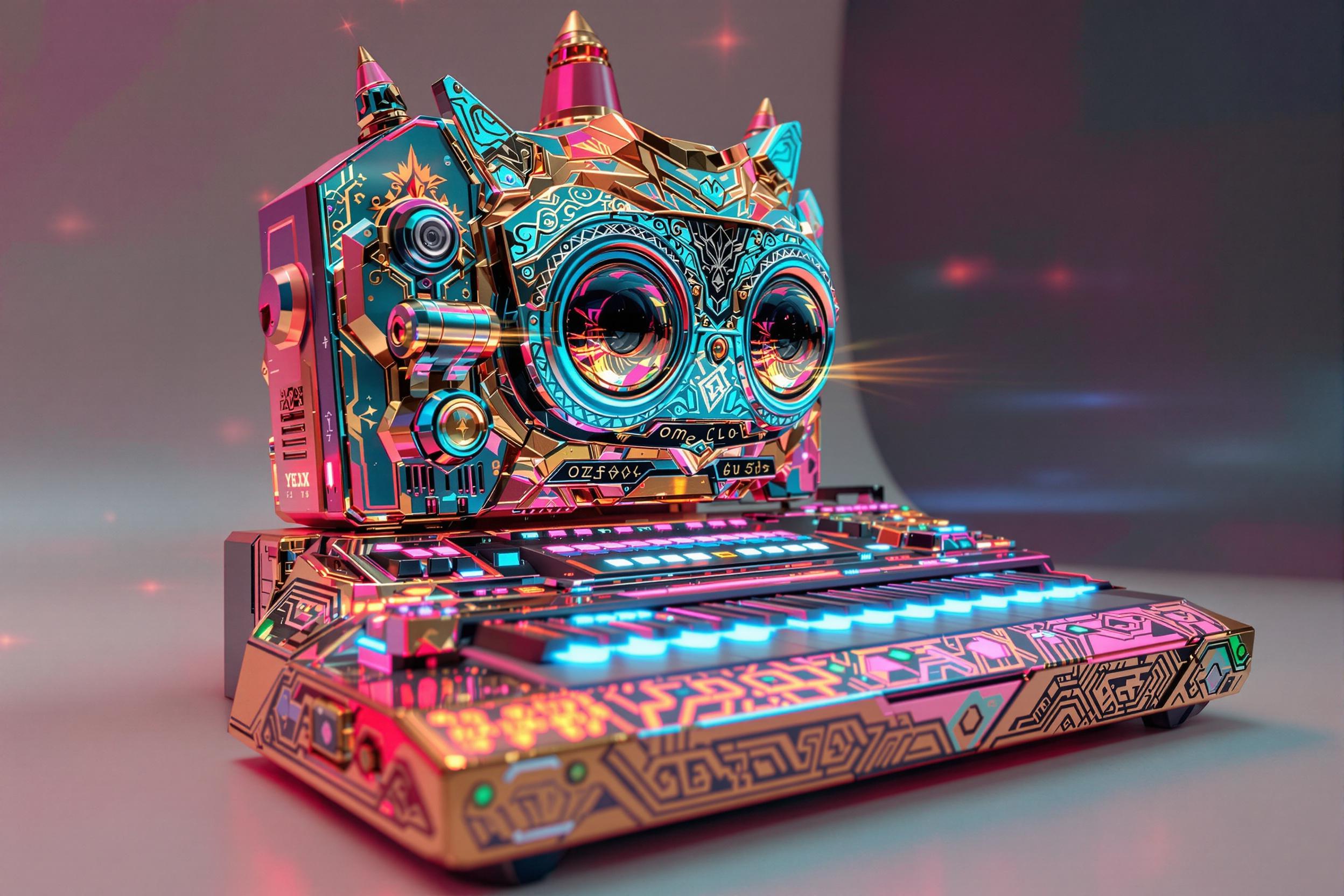 Anthropomorphic Synthesizer Rhythm Icon