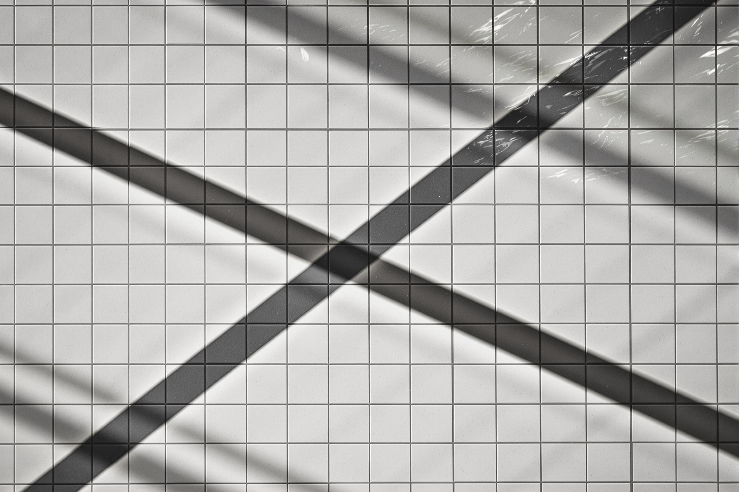 Modern Subway Tile Geometry with Shadows