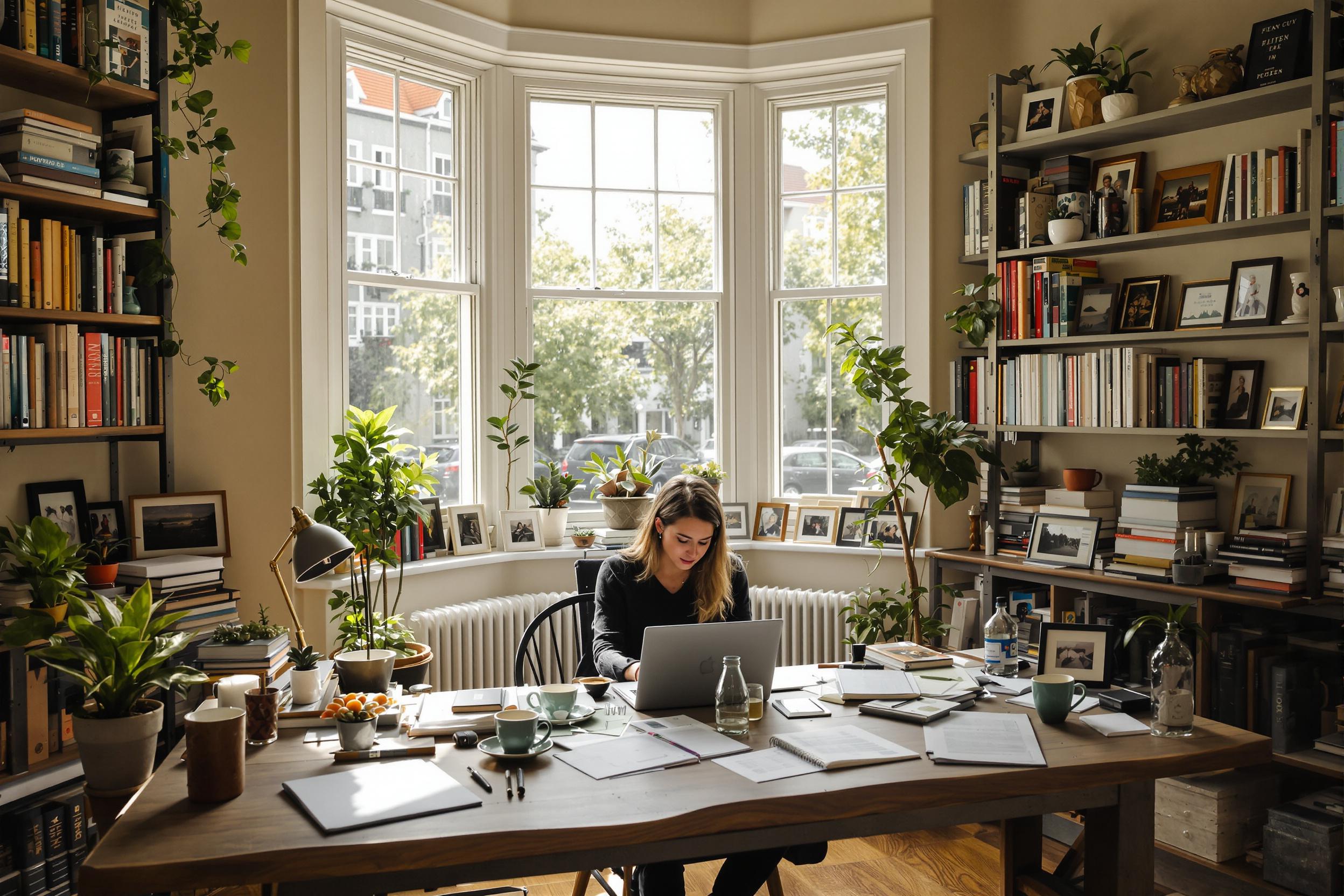 Home Writer’s Sanctuary with Morning Light